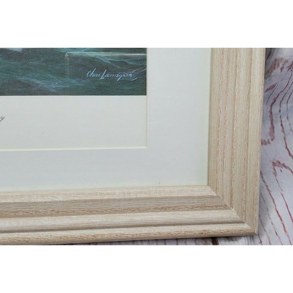 Wilton Industries U.S Coast Guard Academy Eagle Charles Chas Lundgren Painting - Picture 4 of 12